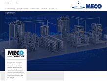 Tablet Screenshot of meco.com