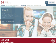 Tablet Screenshot of meco.at