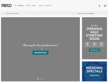 Tablet Screenshot of meco.co.uk